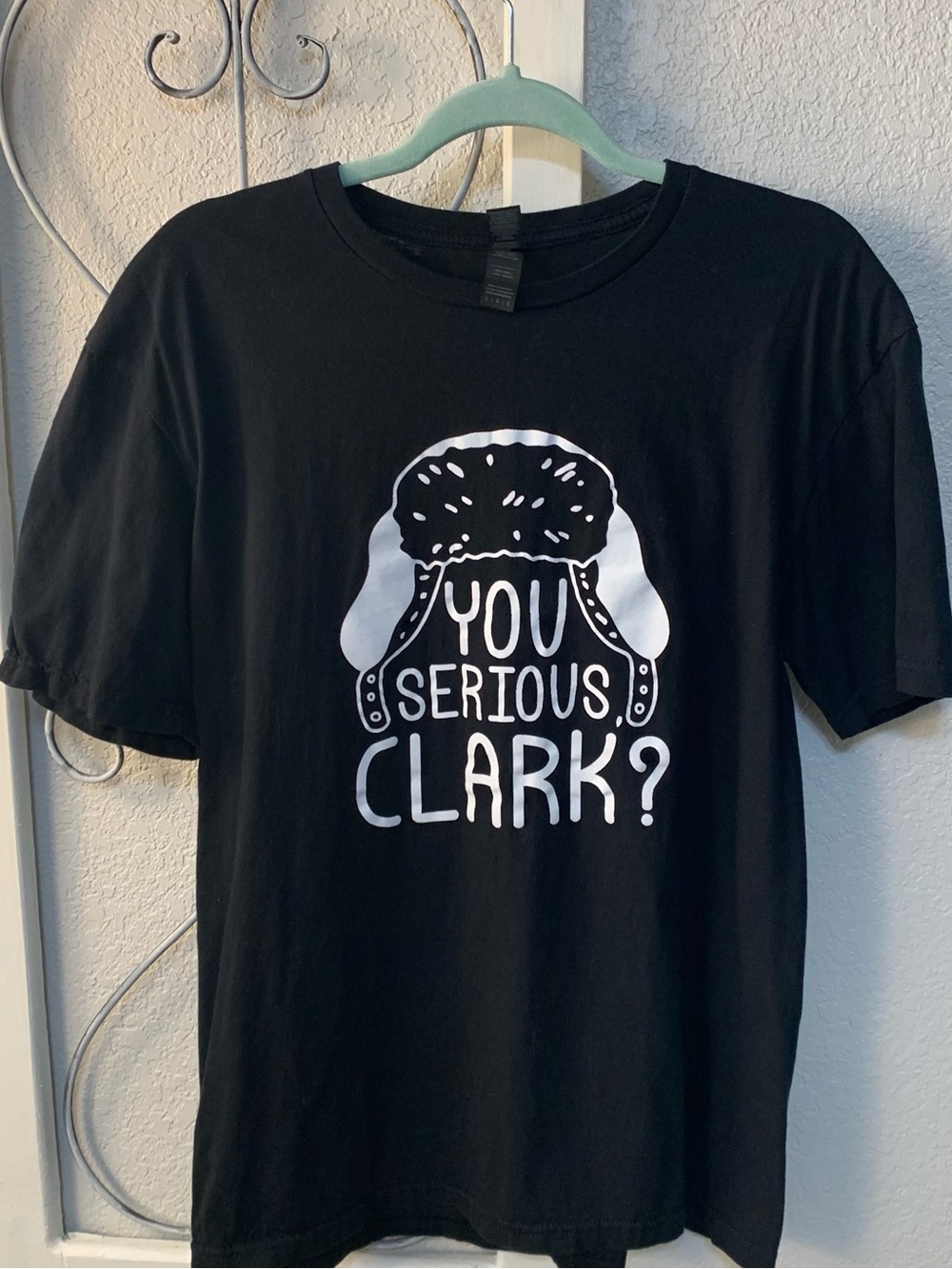 You Serious Clark? Kids Black Graphic Tee